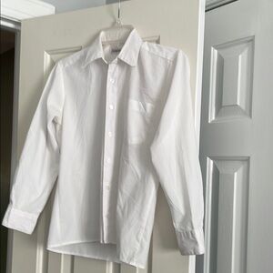 White Button-Up Shirt for boys